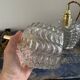 Set of two vintage electric chiseled glass handhelds
