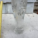Pretty CRYSTAL floral vase from veissiere in BACCARAT