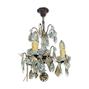 Lustre 3 feux en bronze