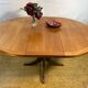 Mid-Century Retro Vintage Teak Extending Round Dining Table by Parker Knoll