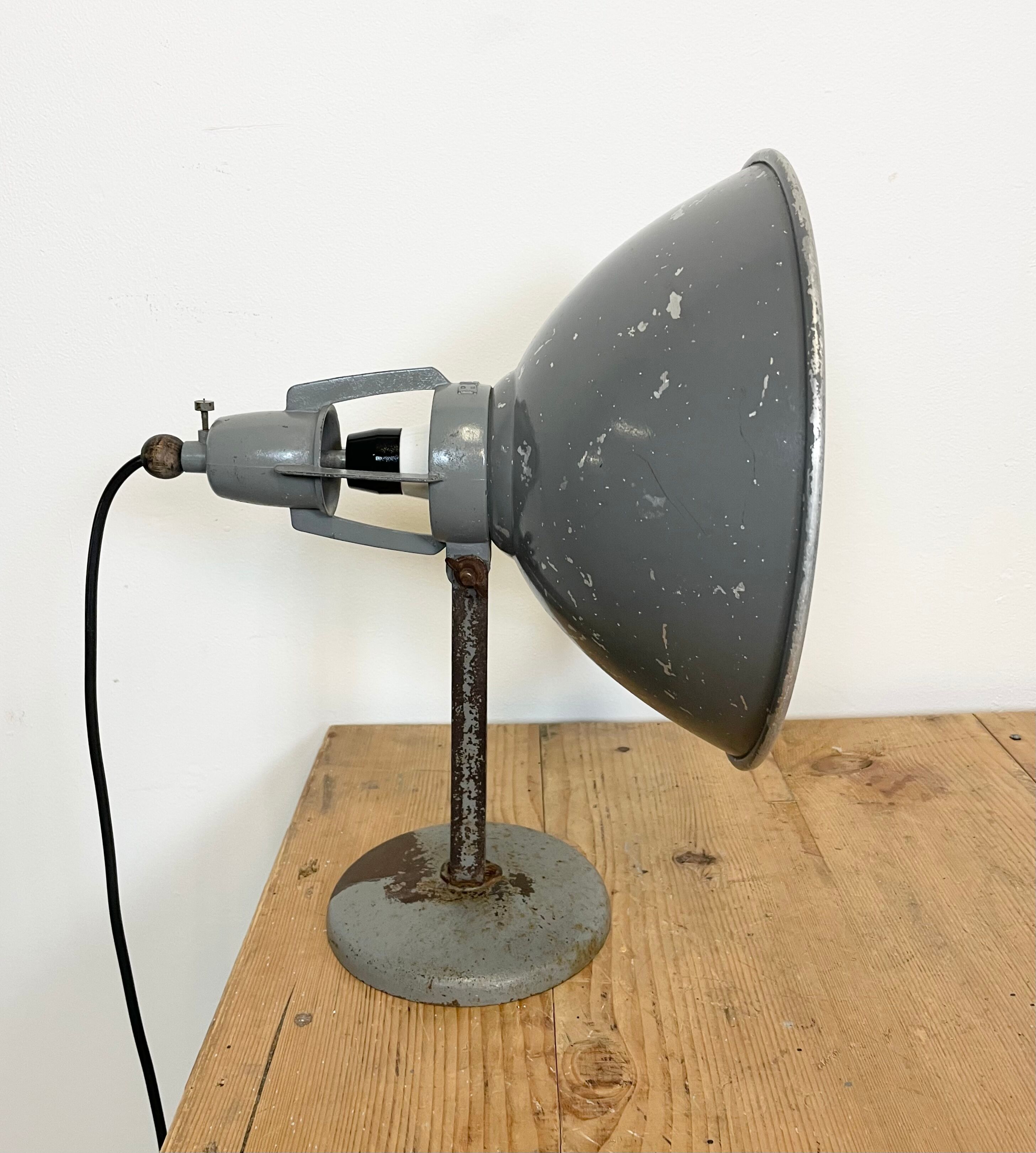 Industrial table lamp from bag turgi, 1950s