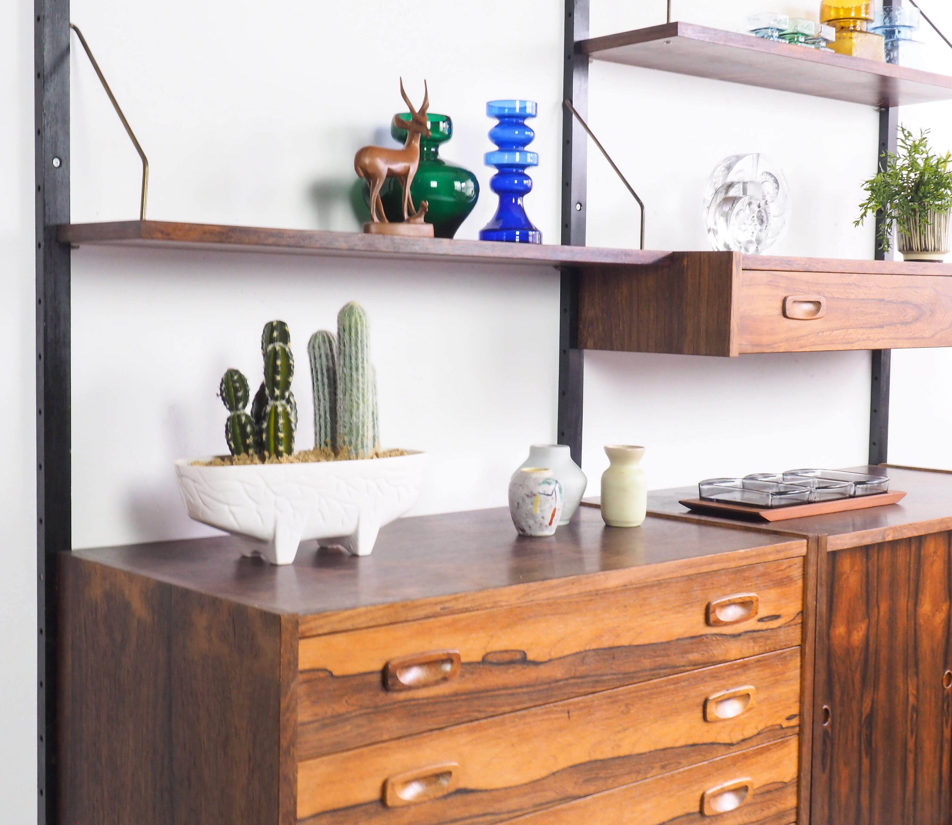 PS System rosewood wall unit by Randers Mobelfabrik, 1960's