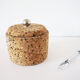 Cork ice bucket and its 1970 ice clip