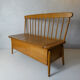 Old wooden bench for children