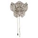 Rare Midcentury Glass Wall Lamp in Style of Kinkeldey, 1960s.