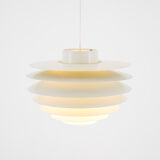 Medium white Verona lamp by Svend Middelboe for Nordisk Solar