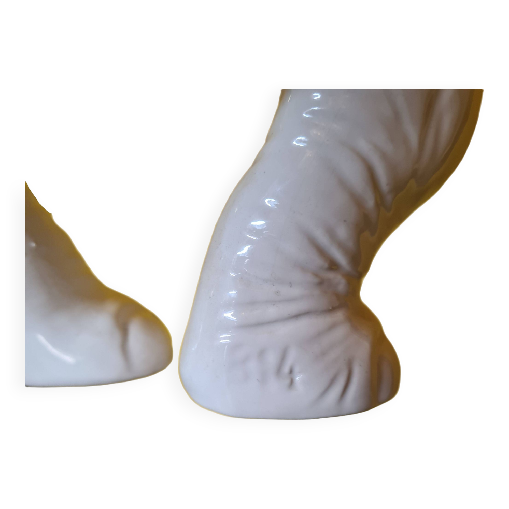 Ceramic White Elephant numbered 814, from the 1960s, Vintage