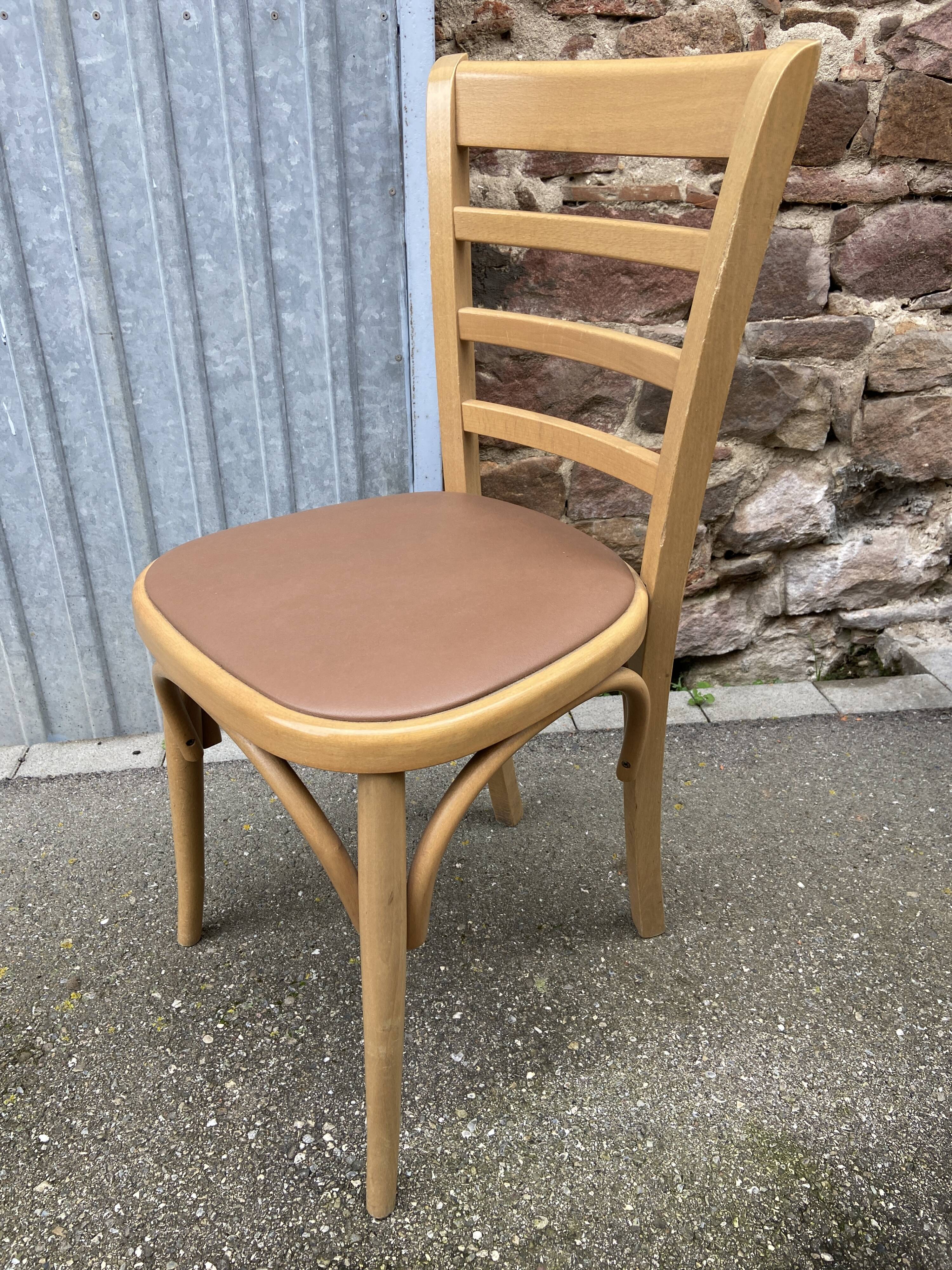 Set of 6 Brasserie bistro chairs bentwood bistro chair shabby chic baumann