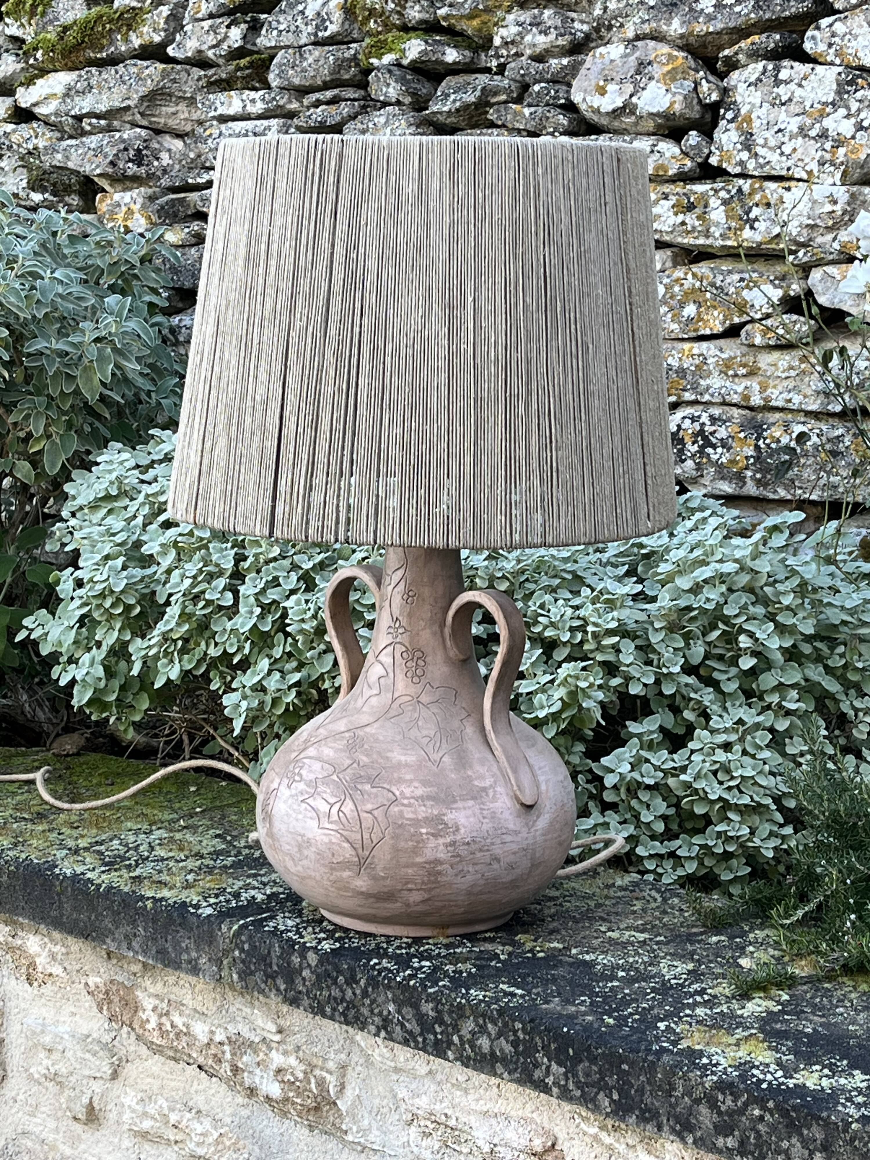 Vintage ceramic lamp