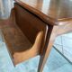 Oak desk, 1 drawer and 1 removable document holder, 1950