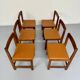 Lot 6 anciennes chaises scandinave"Corona" design années 60 Lennart Bender