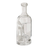 Kosta Boda carafe in blown glass 26 cm with sculptural imprint • Sweden
