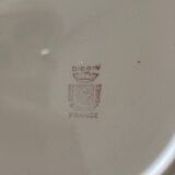 Antique Digoin earthenware dessert plates