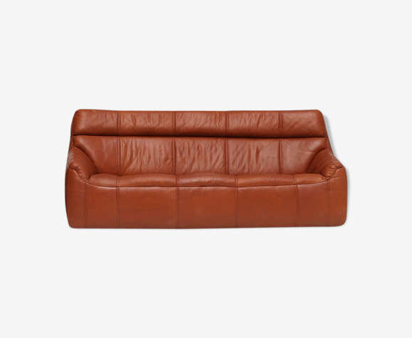 Canapé en cuir Rolf Benz des années 1970
