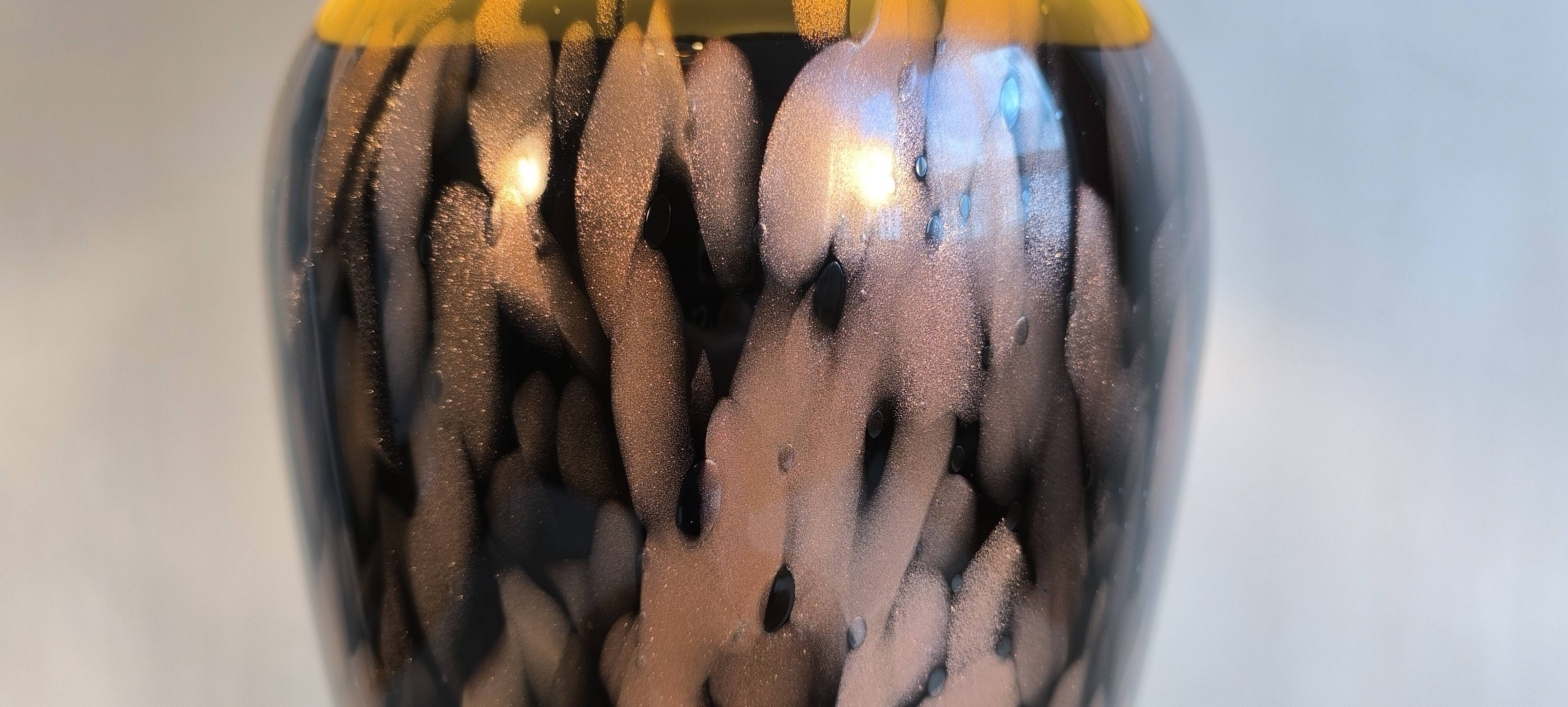 Lampe de table Murano Avventurina — Vincenzo Nason, 1969, parfait état