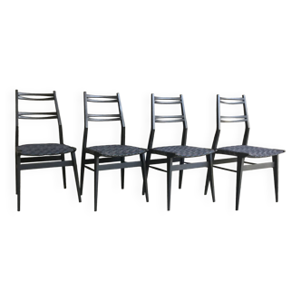 Ensemble de 4 chaises par Alfred Hendrickx pour Belform - design 1950