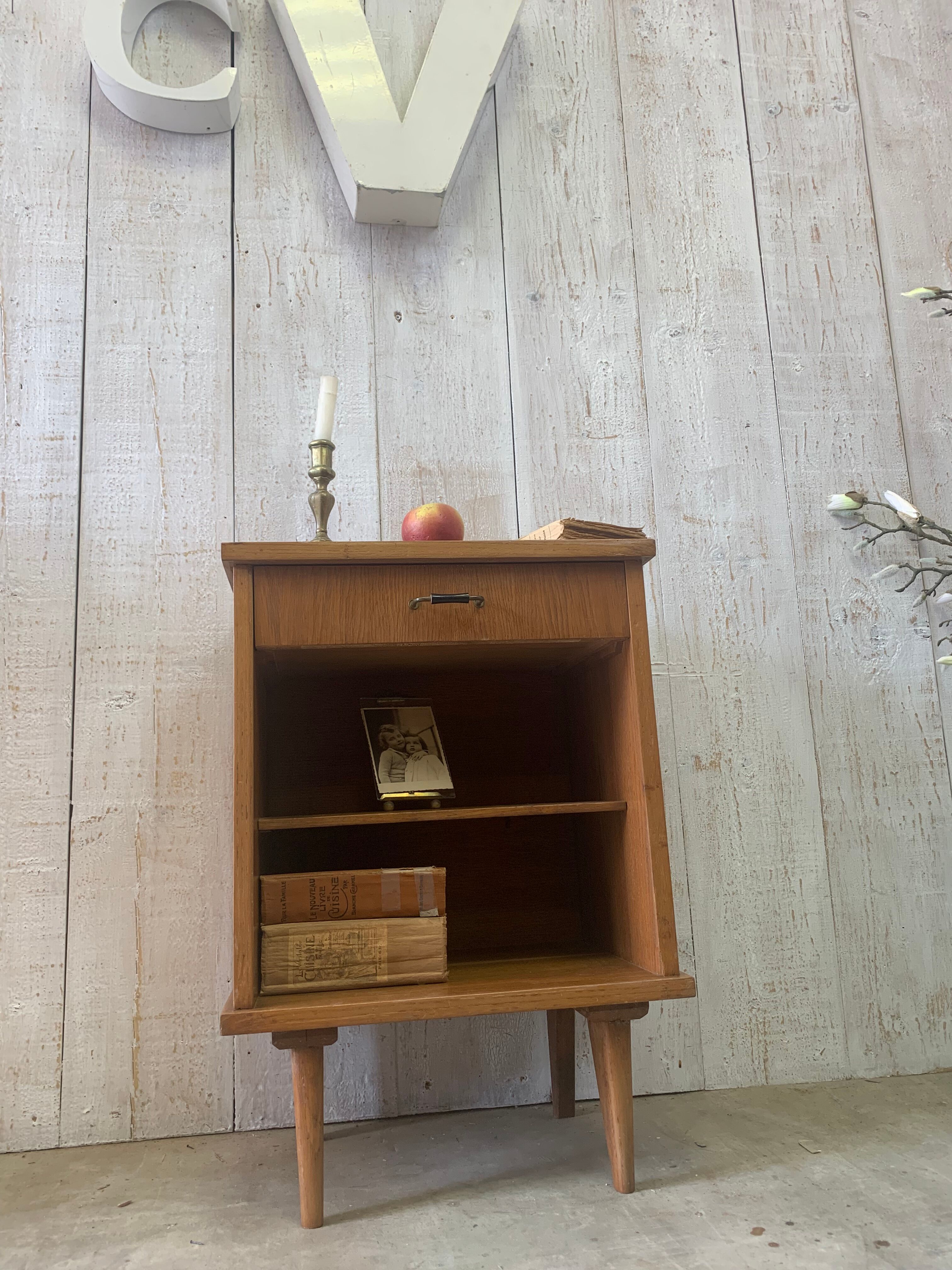 Vintage bedside table