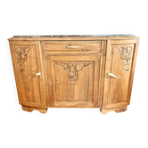 Buffet art déco en chêne massif