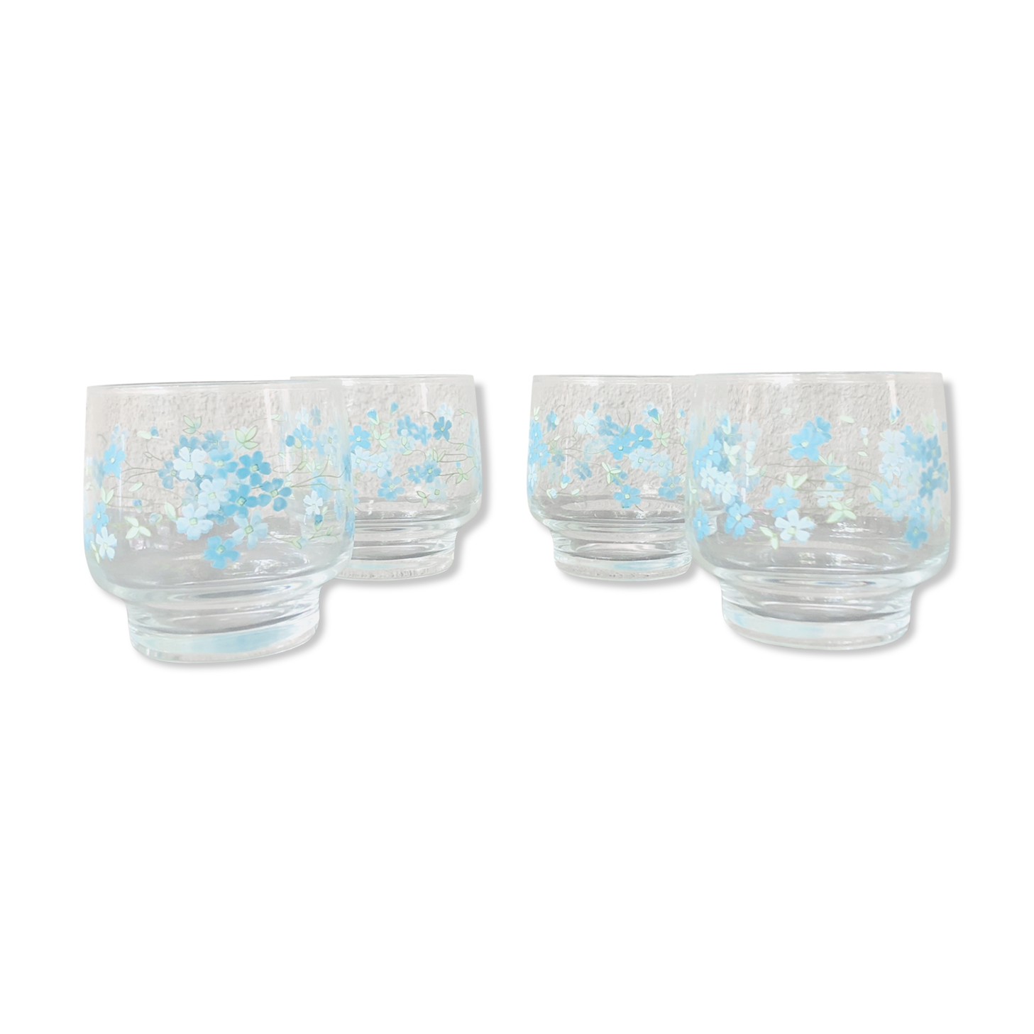 Myosotis glasses, set of 4