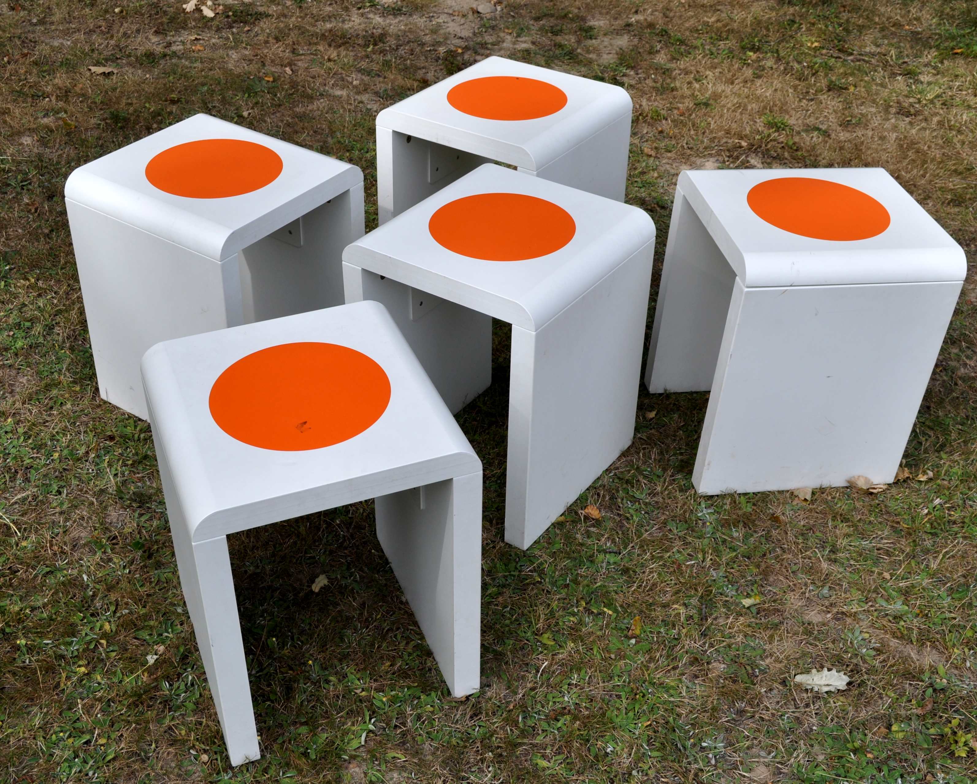 Set of 5 stools Shoemaker