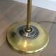 Floor lamp in brushed steel and brass. In the style of Maison Charles
