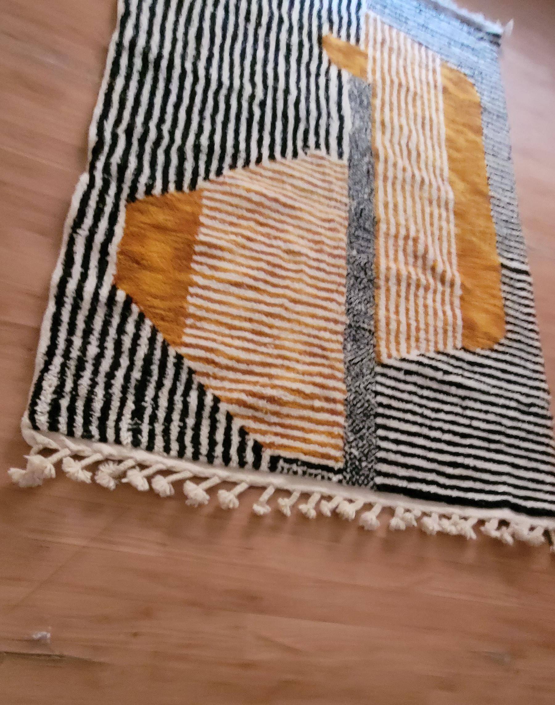 Large handmade Berber rug 3x2 m
