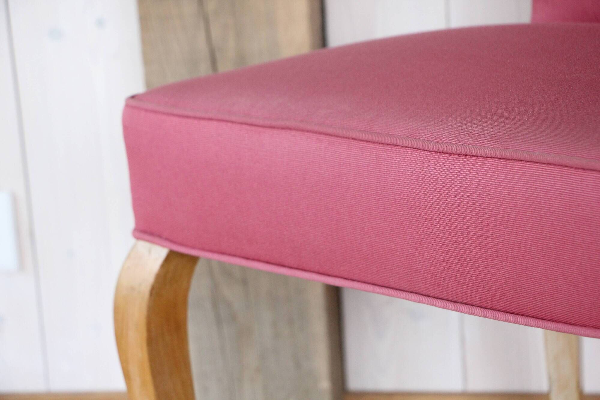 Upholstered chair in Scandinavian style