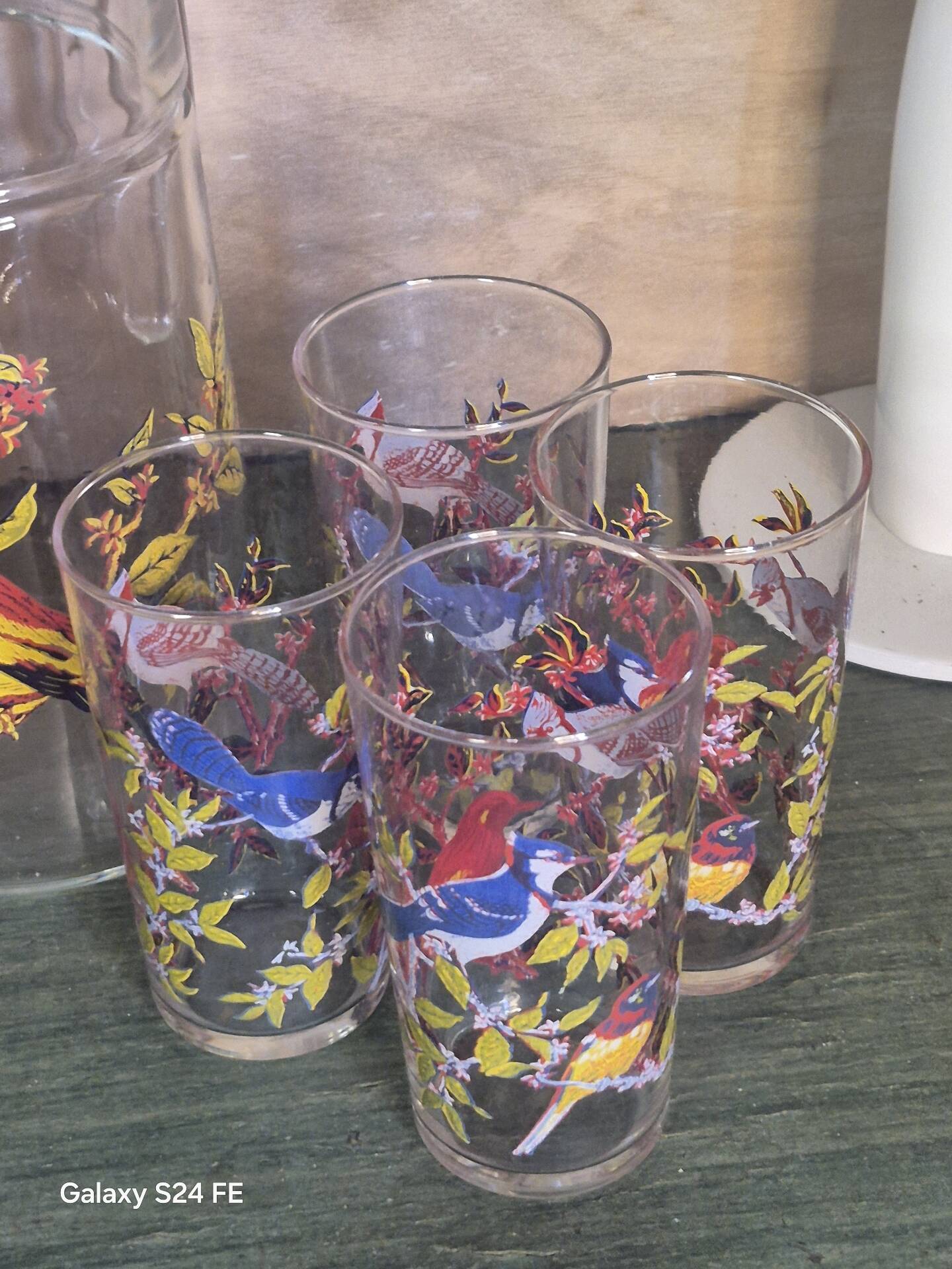 Verres oiseaux
