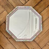 Miroir vintage octogonal biseauté