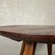 Vintage 'japandi' side table – oak