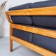 Vintage Two-Seater Teak and Leather Sofa by Olsen & Laursen, 1980s