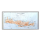 La Crète, Grèce, petit plan original imprimée en 1910.