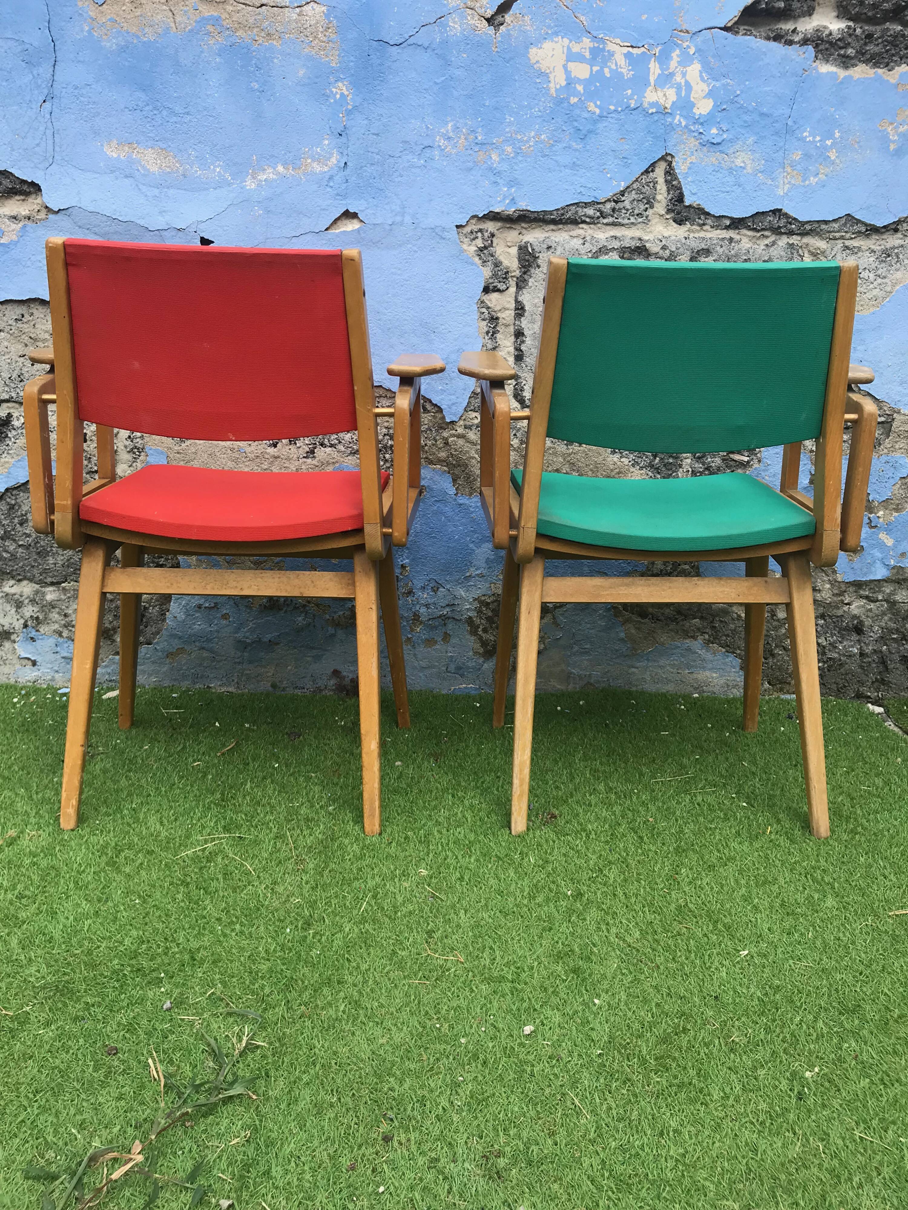 Armchairs vintage bridge