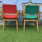 Armchairs vintage bridge