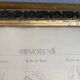Architectural drawing 1857, glazed wood frame