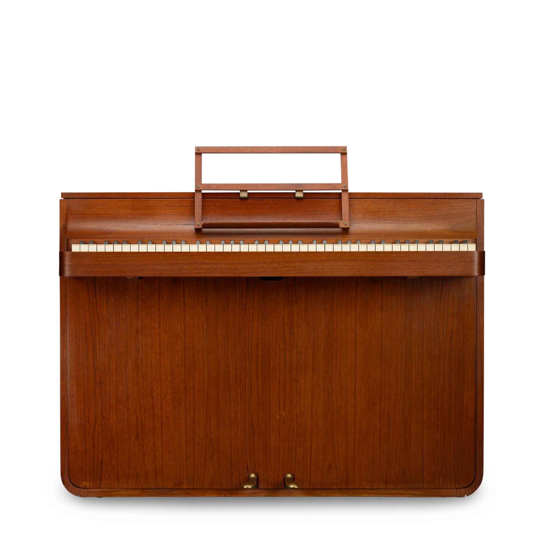 Danish Design Teak Pianette by Louis Zwicki, 1950s