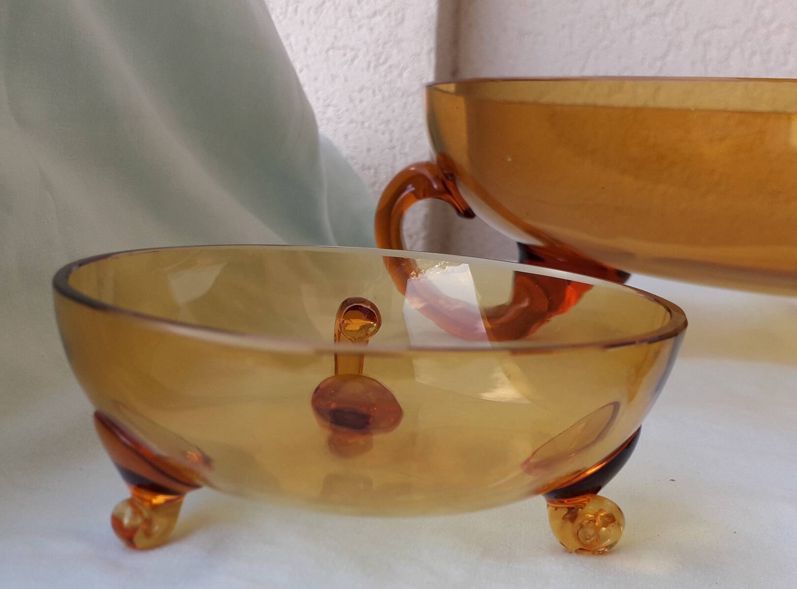 Glass dessert service