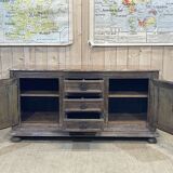 Enfilade of the eighteenth century in oak, top false marble