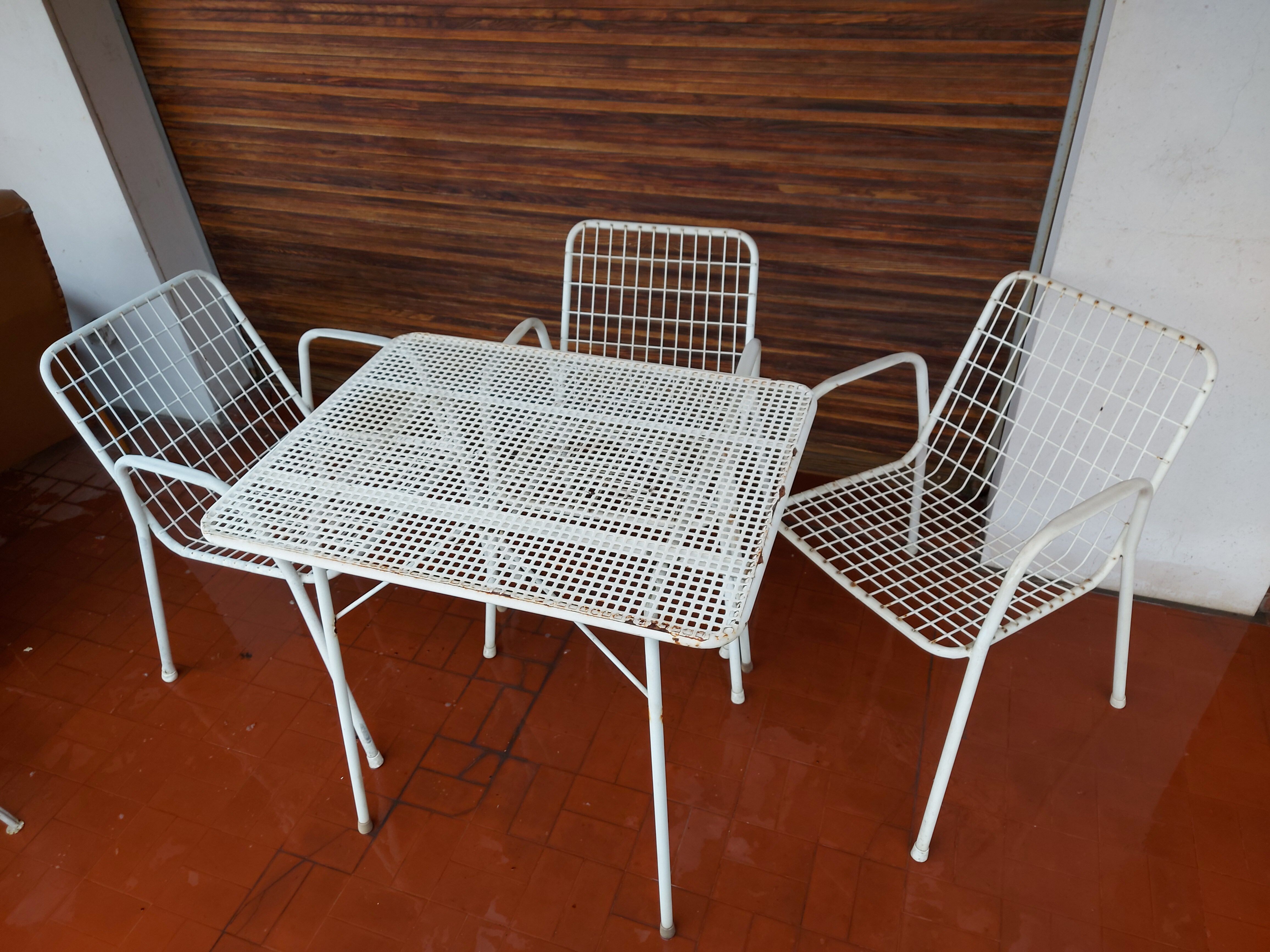 Set of 3 chairs and garden table Emu , Model Rio