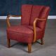 Art Deco armchair attributed to Viggo Boesen, Denmark, 1950s.