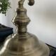 Banker's lamp in bronze and white opaline Notary lamp, Art Deco
