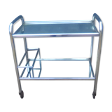 Table rolling bar chrome vintage