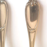 Fish set in silver metal Ercuis