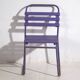 Antique purple patio chairs (c.1920). Set of 2 pieces