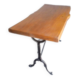Bistro table with brutalist plane tree top for 4 people.