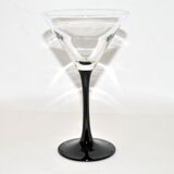 Black stemware vintage