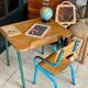 Desk and school chair set