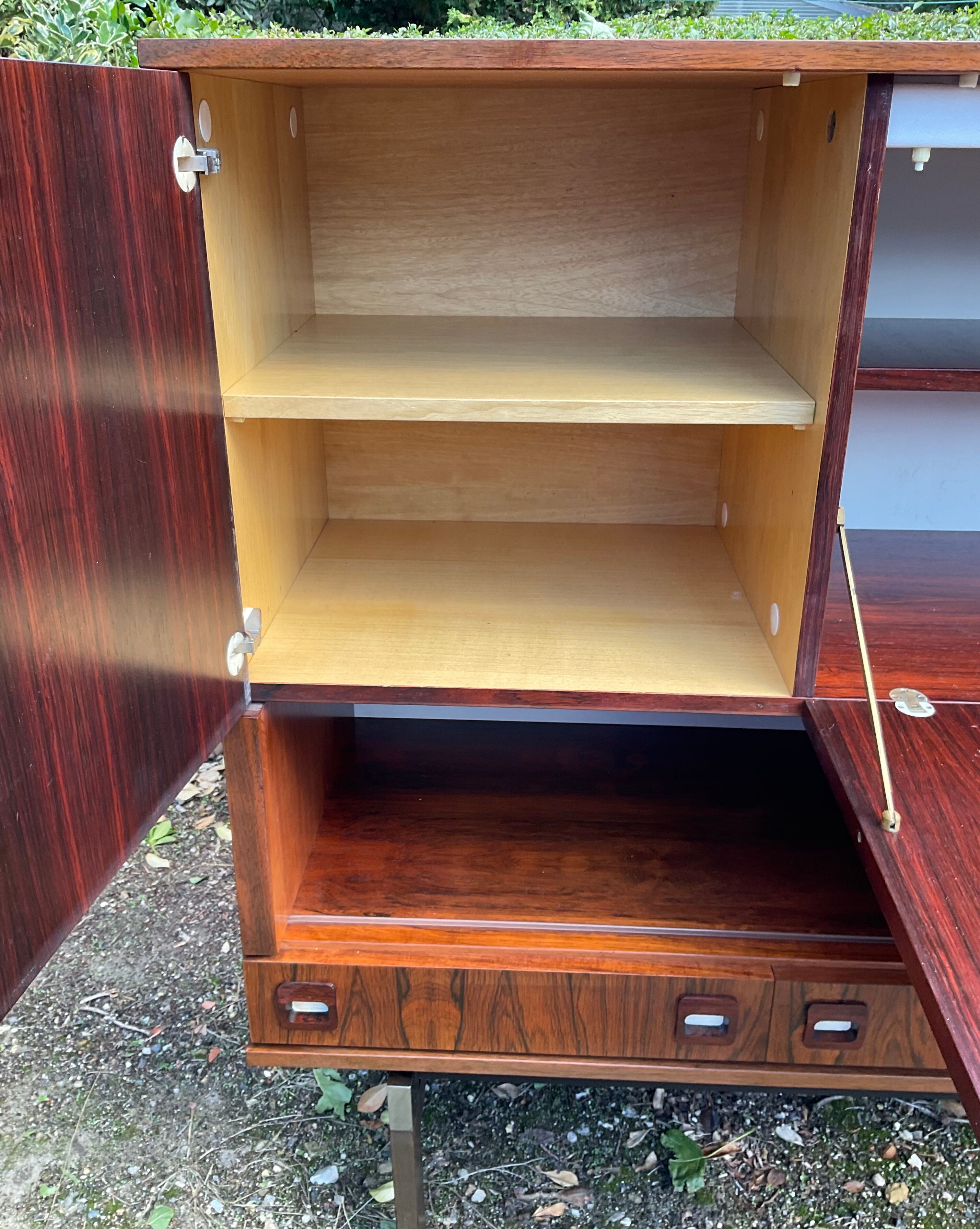 Scandinavian rosewood row from the 60s