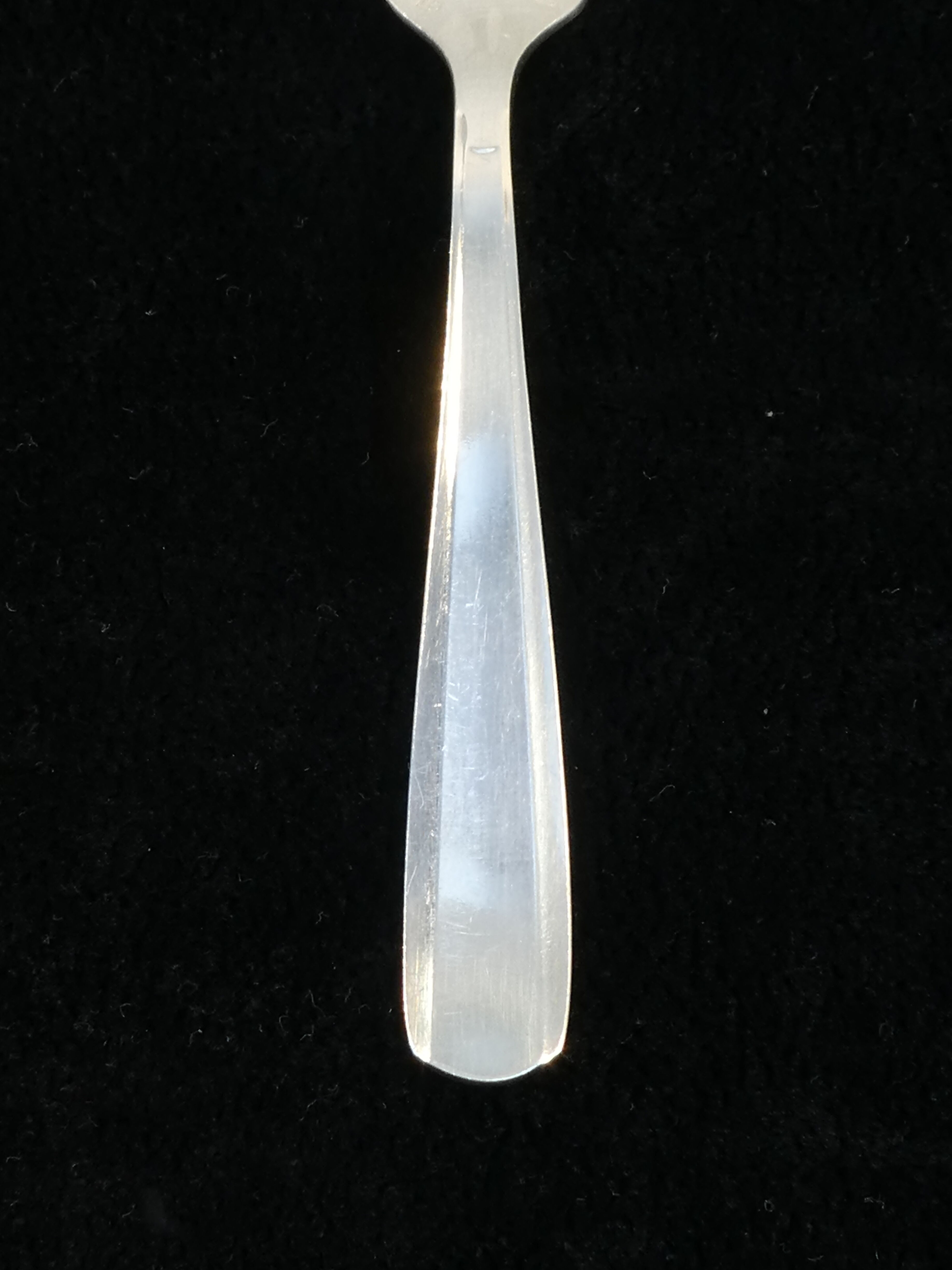 Silver metal cake menagere