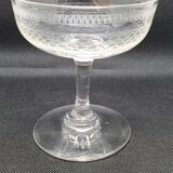 Set of 6 glasses in Champagne